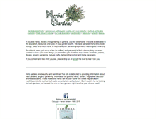 Tablet Screenshot of herbalgardens.com